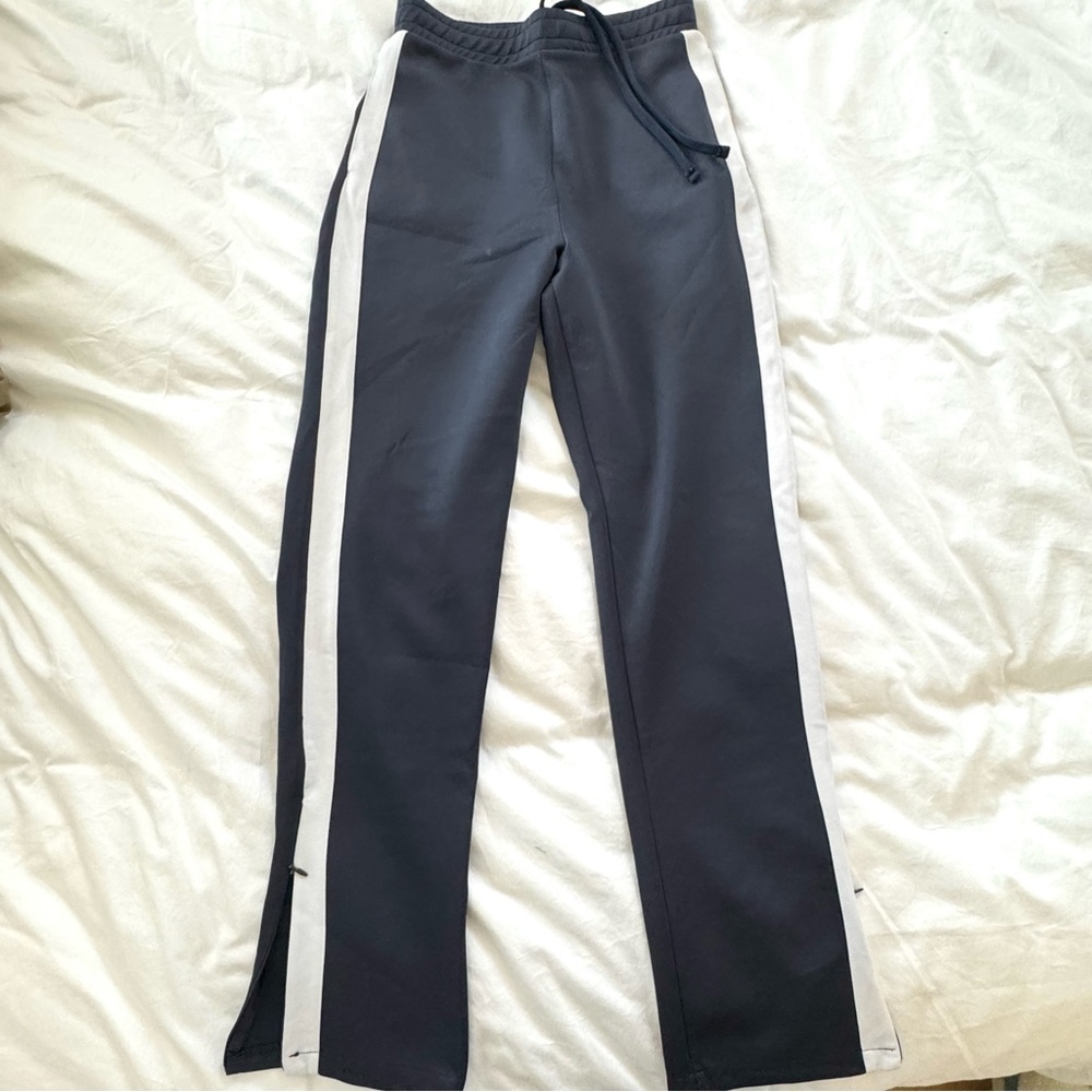Zara Navy Joggers with Drawstring